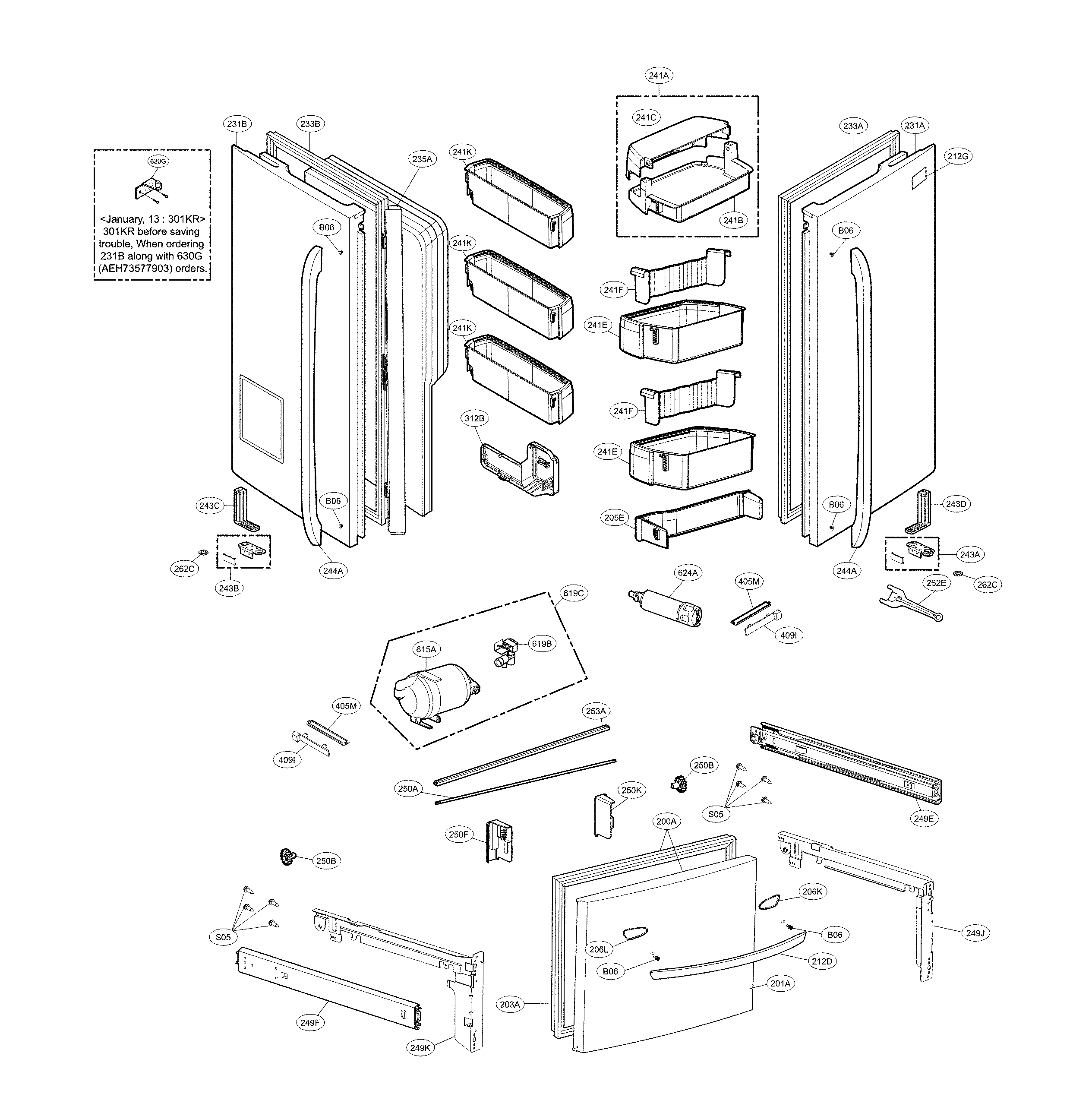 Door parts