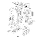 LG LFXC24726D/00 case parts diagram