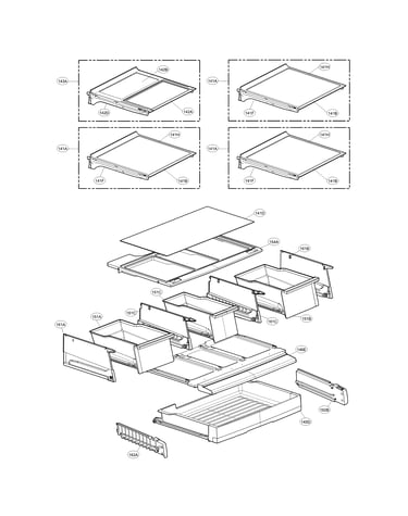 Refrigerator parts