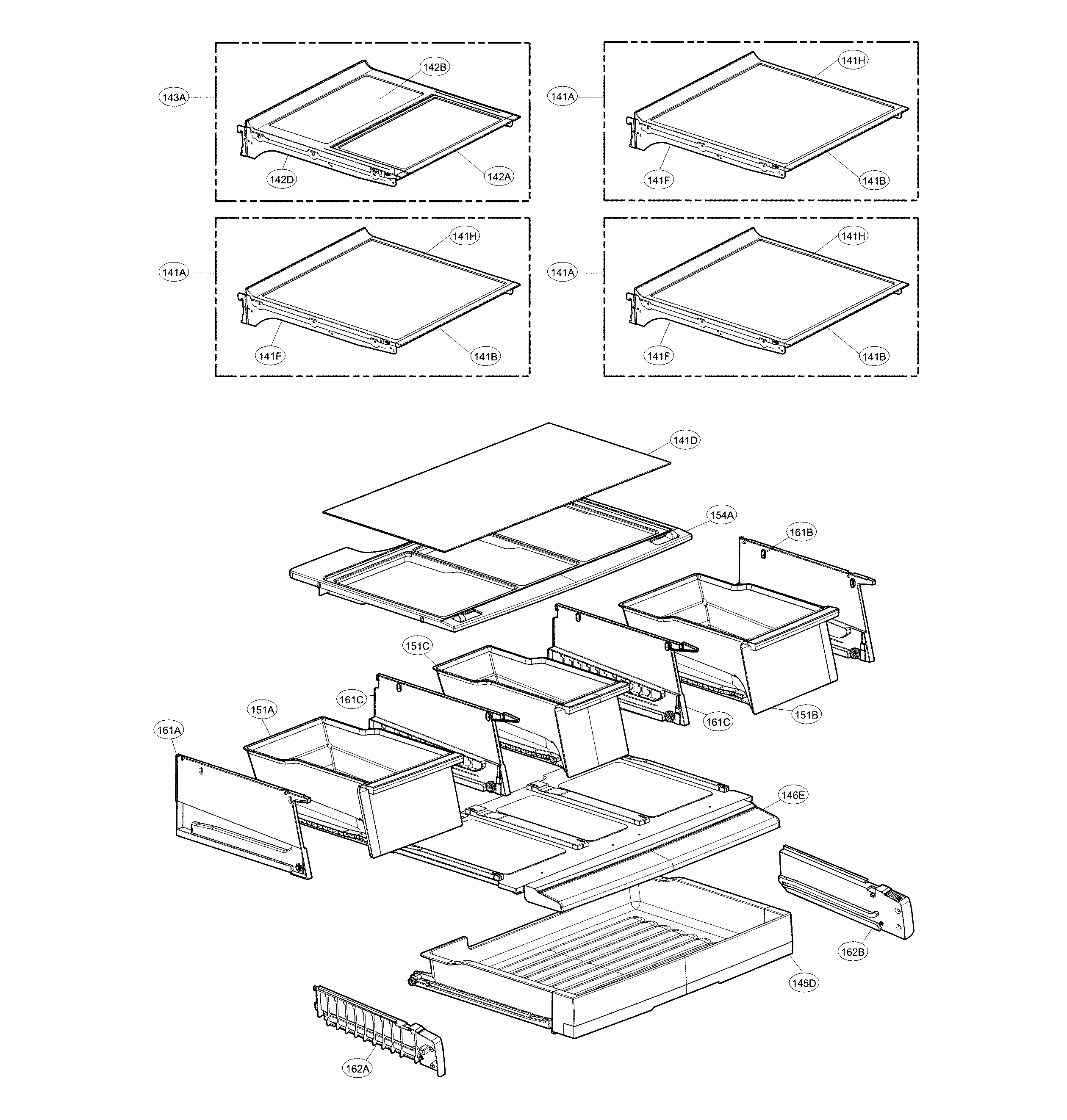 Refrigerator parts