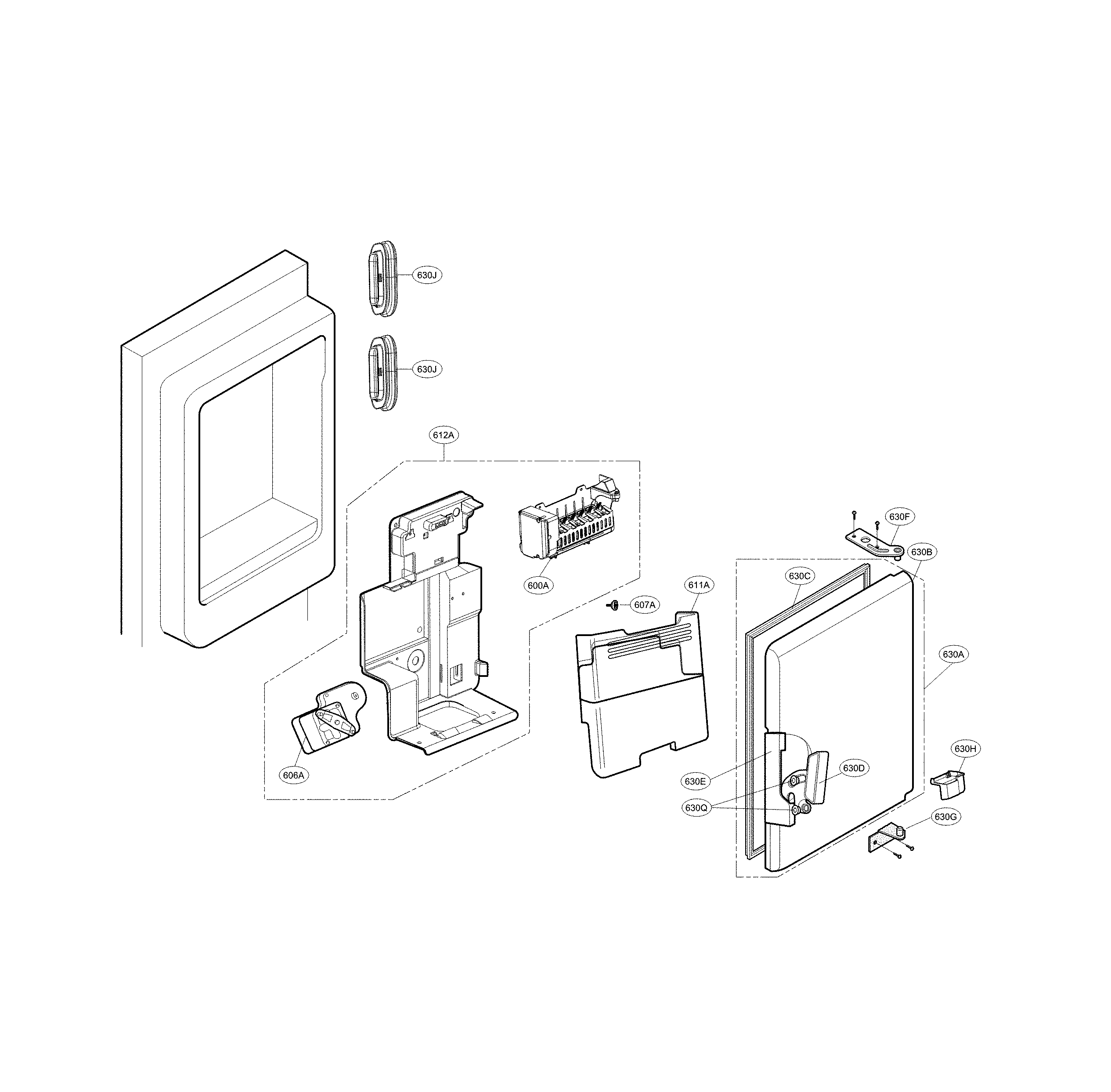 Ice maker parts