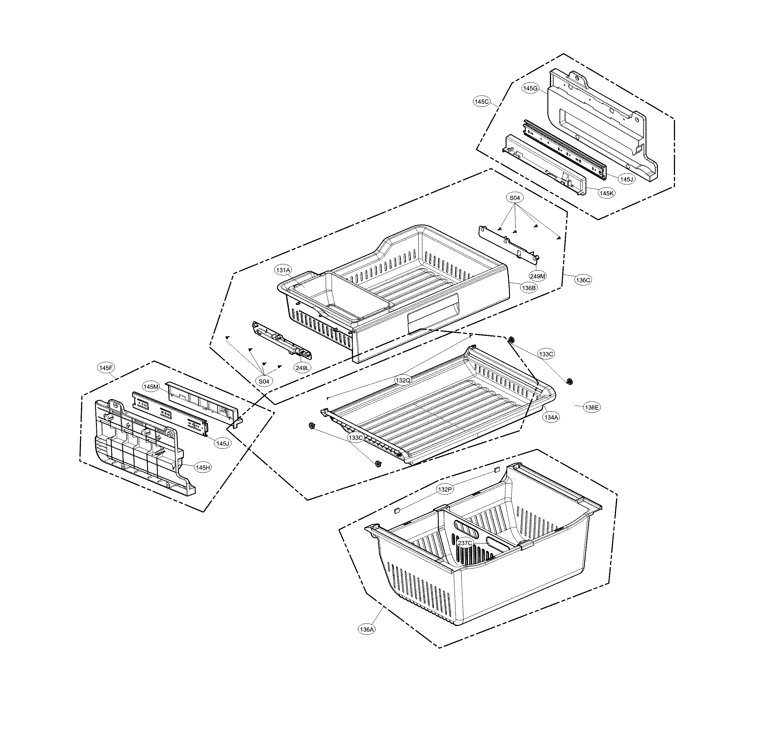 Freezer parts