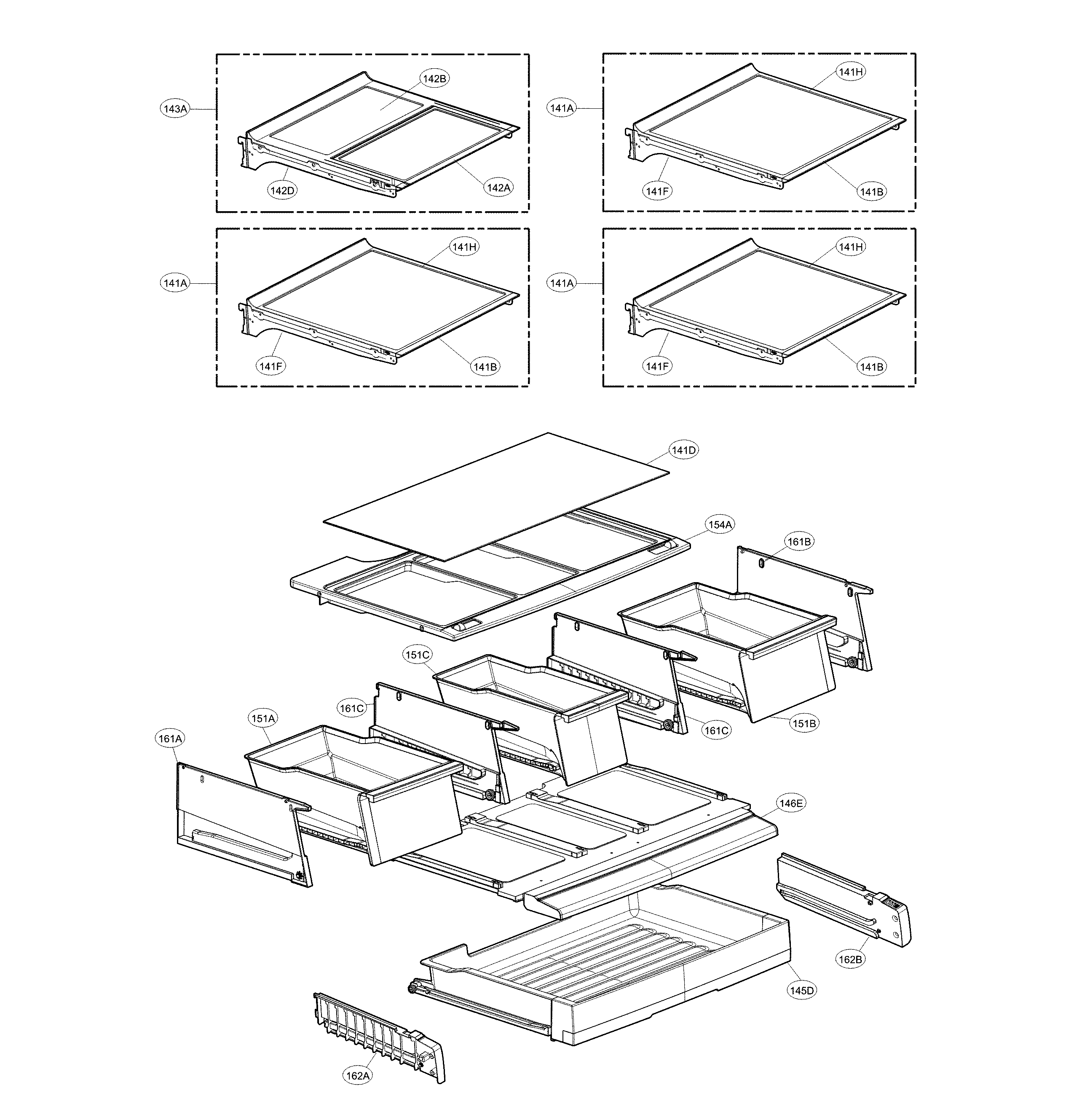 Refrigerator parts