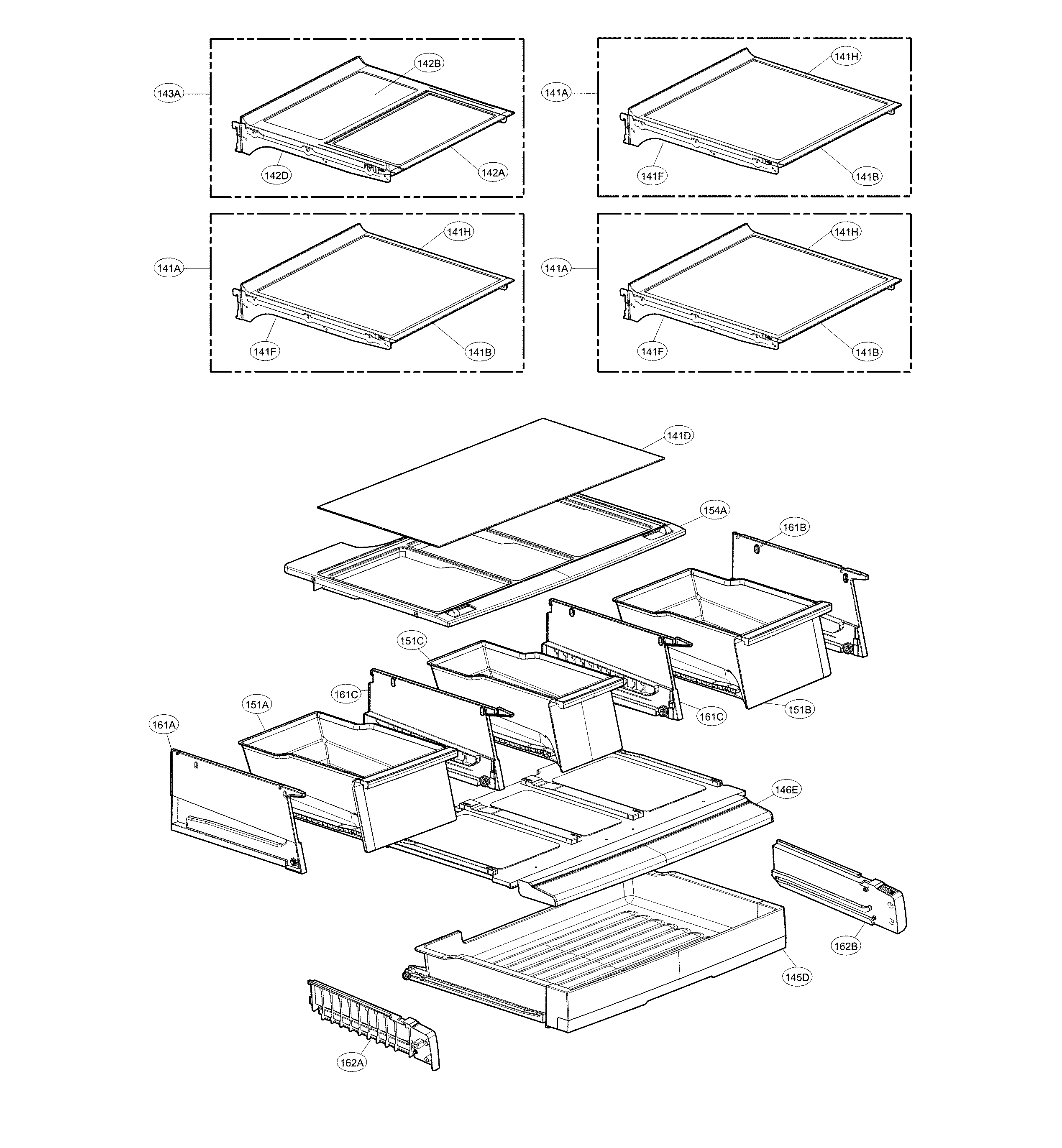 Refrigerator parts