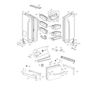 LG LFXS29626W/00 door parts diagram