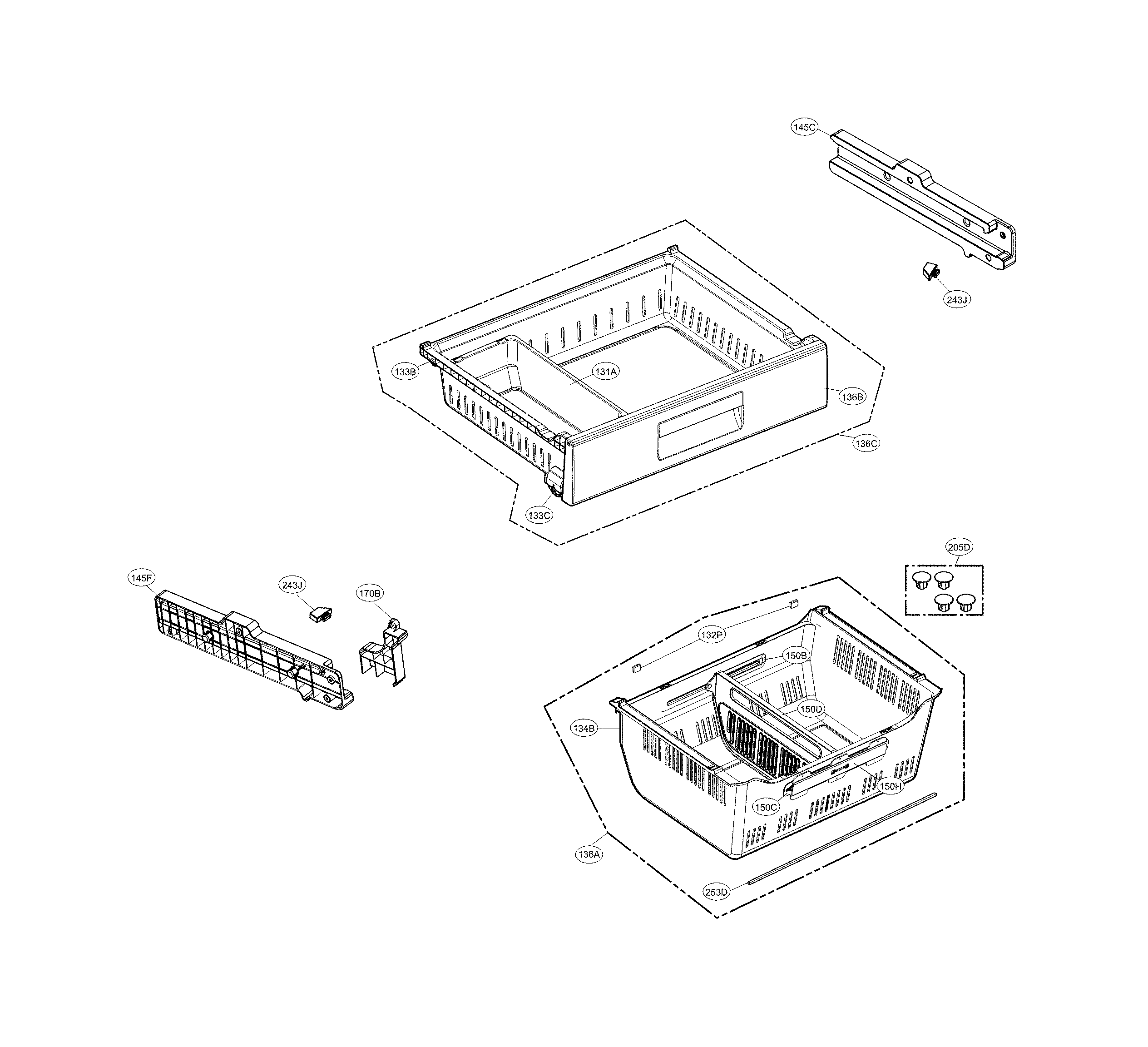 Freezer parts