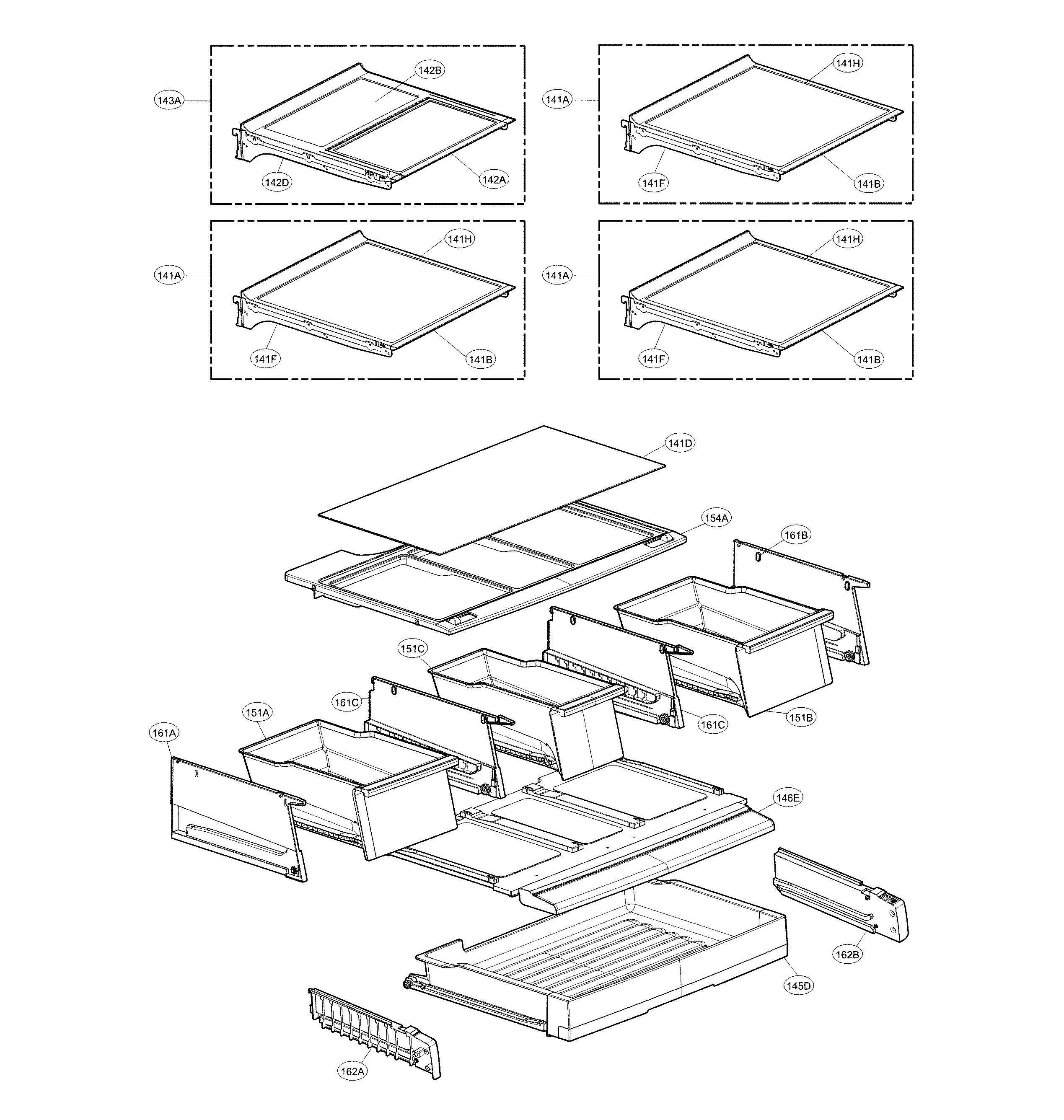 Refrigerator parts