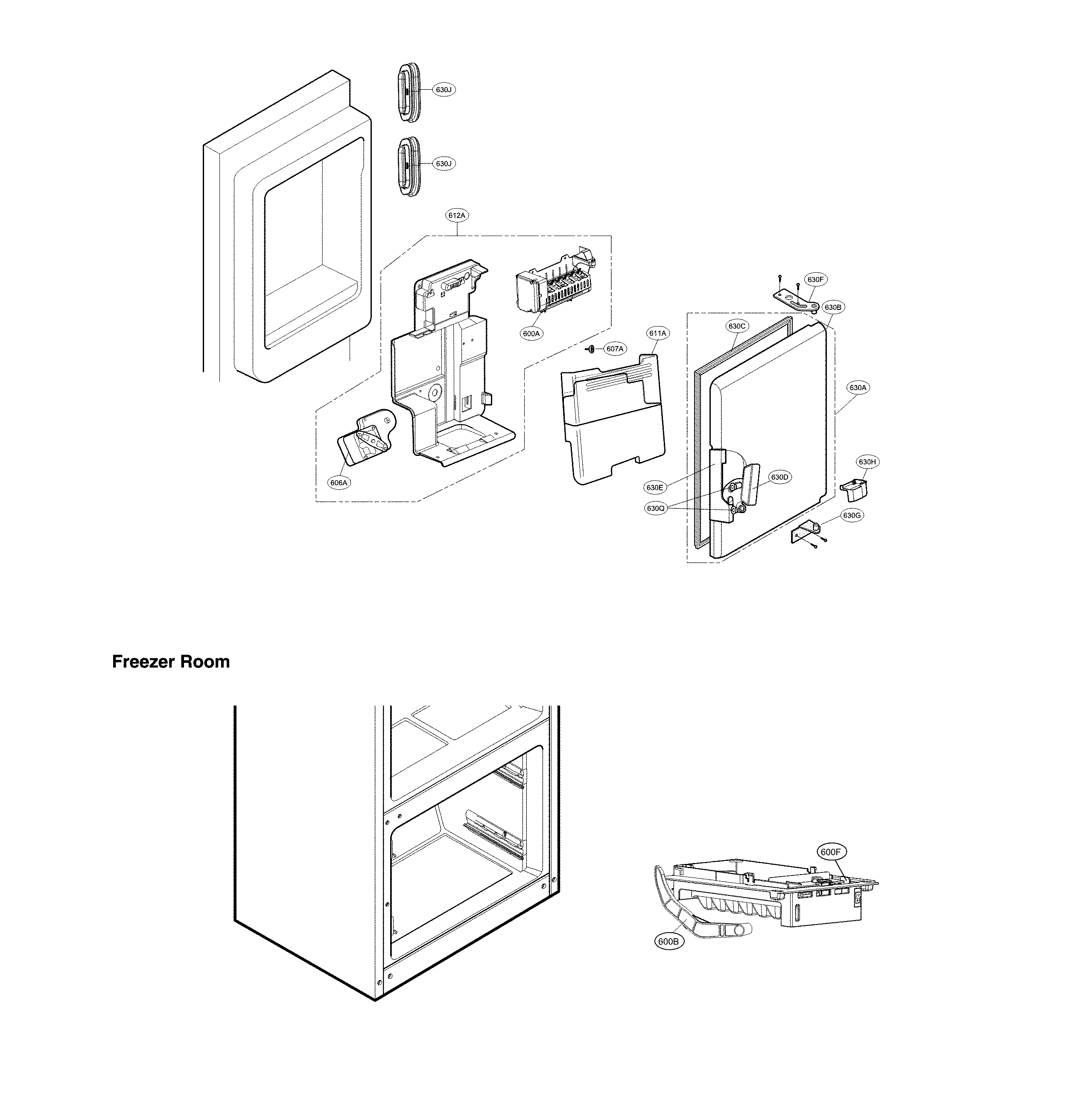Ice maker parts