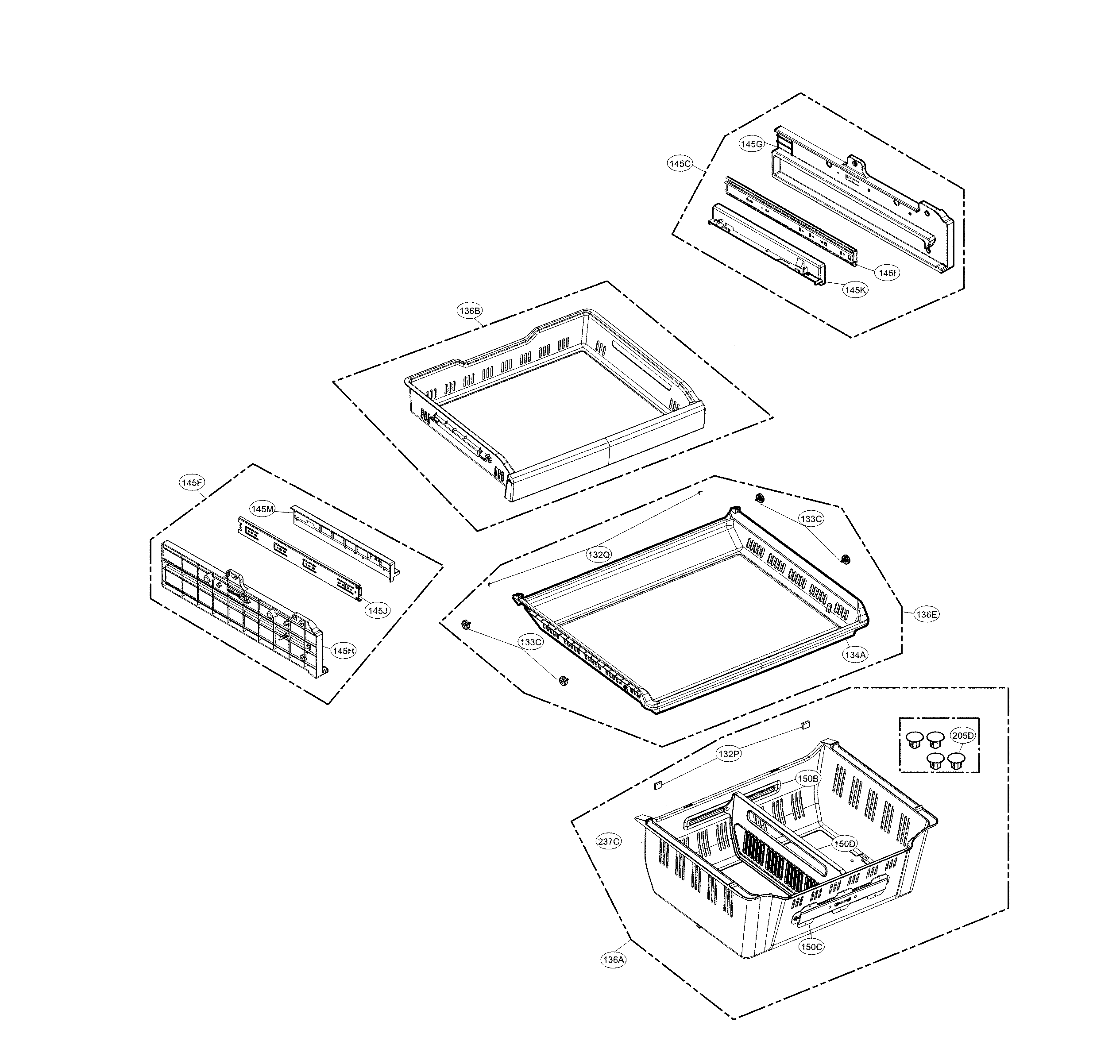Freezer parts