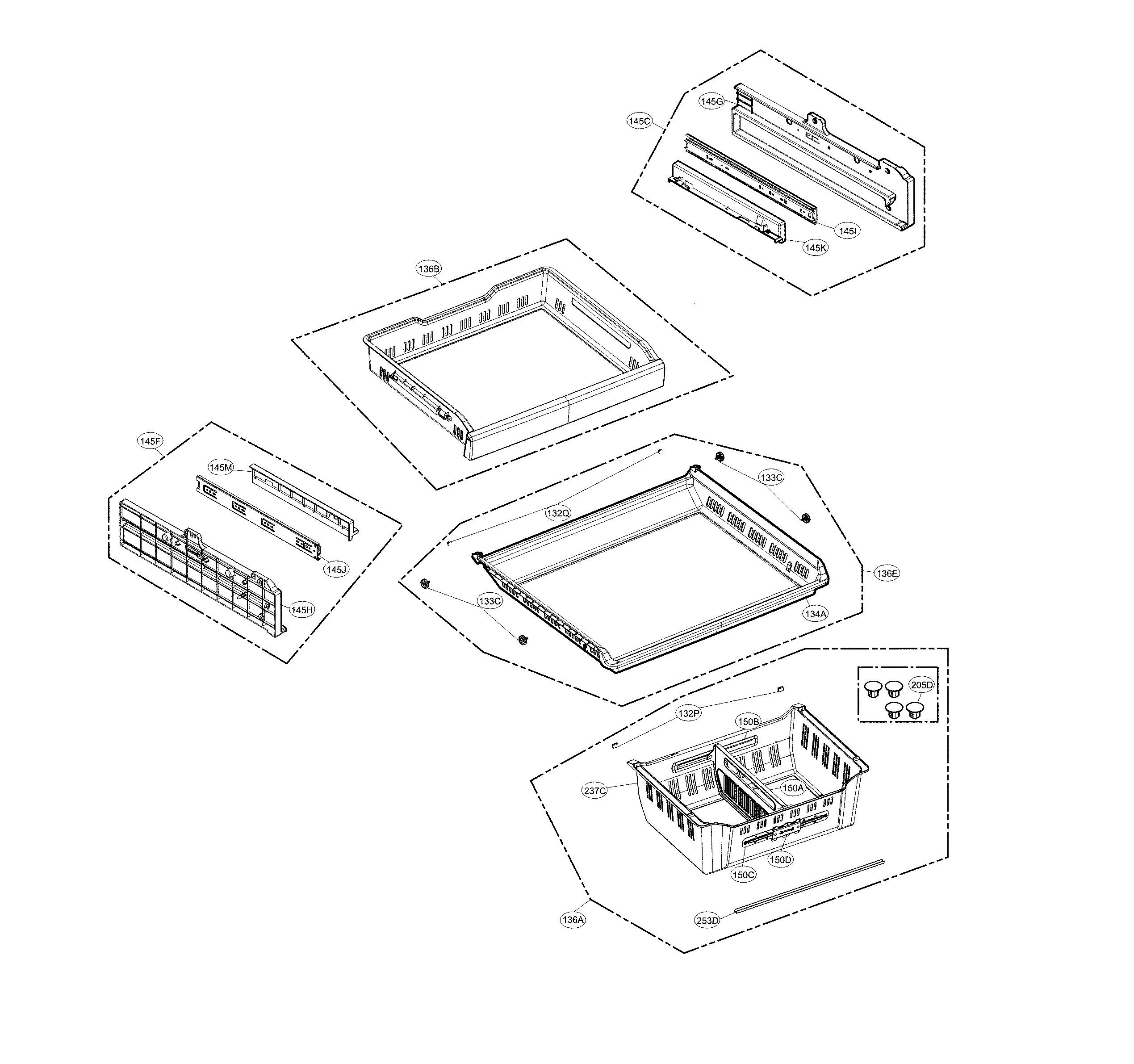 Freezer parts