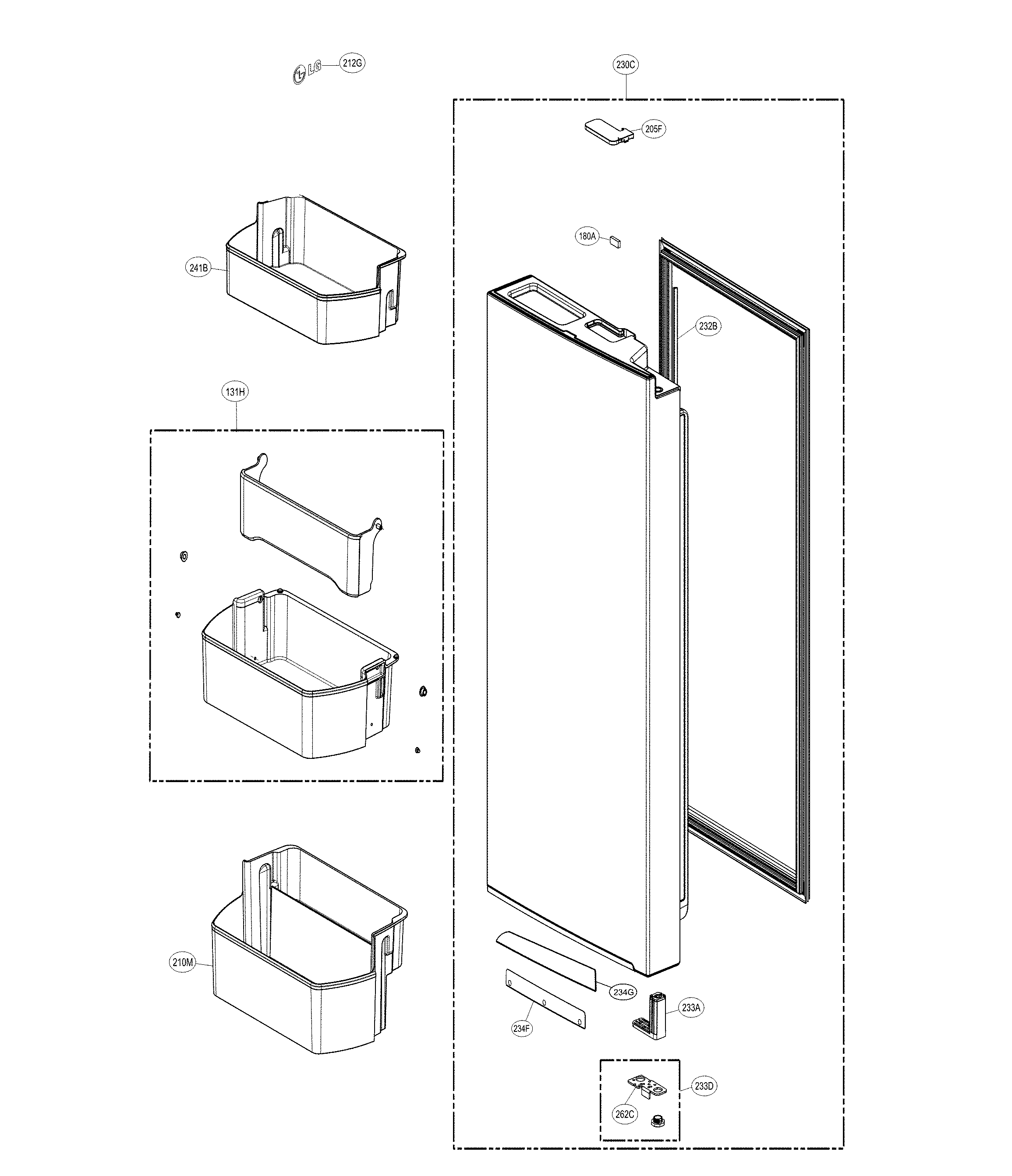 R ROOM DOOR PARTS