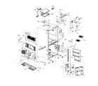 LG LNXC23766D/00 case parts diagram