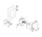 LG LNXC23766D/00 ice maker parts diagram