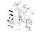 LG LNXS30866D/00 case parts diagram