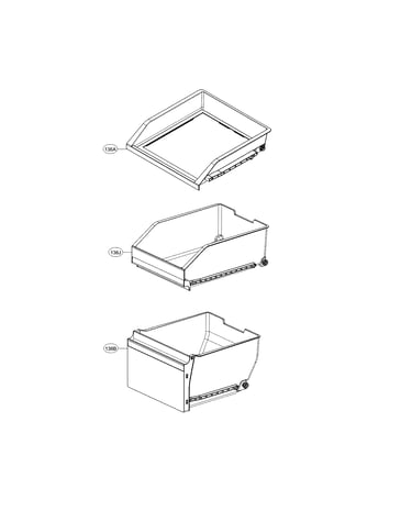F drawer parts