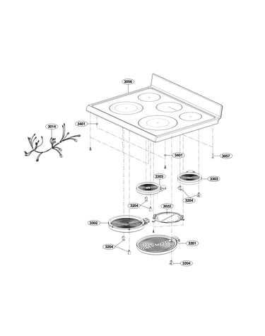 Cooktop parts