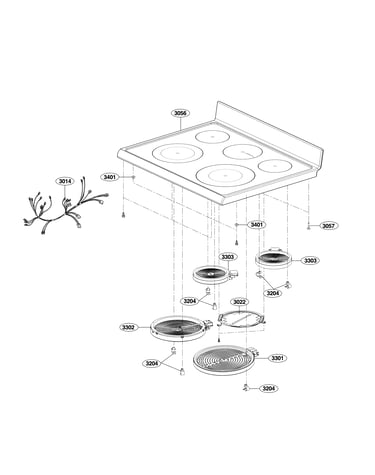 Cooktop parts