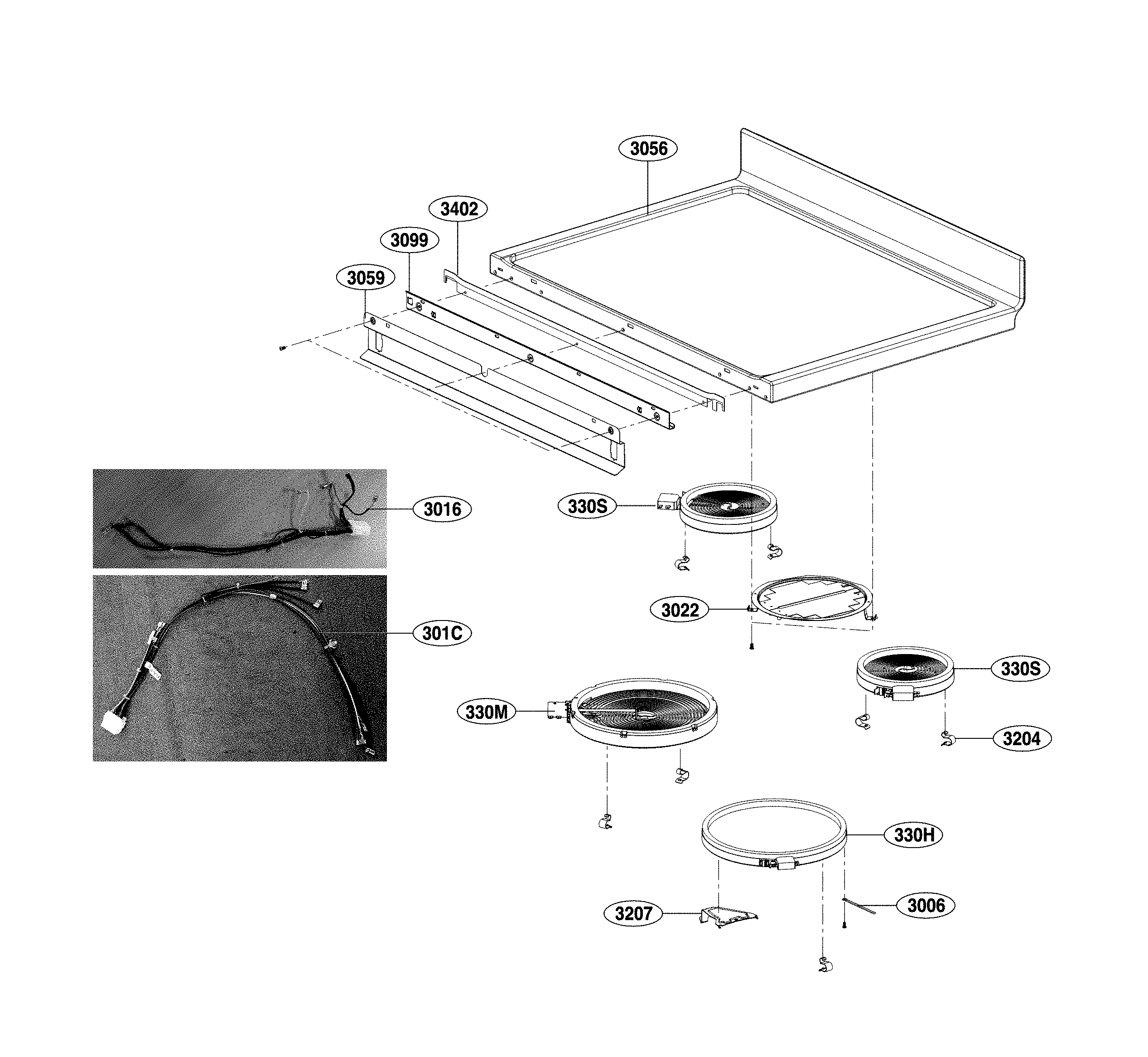 COOKTOP PARTS