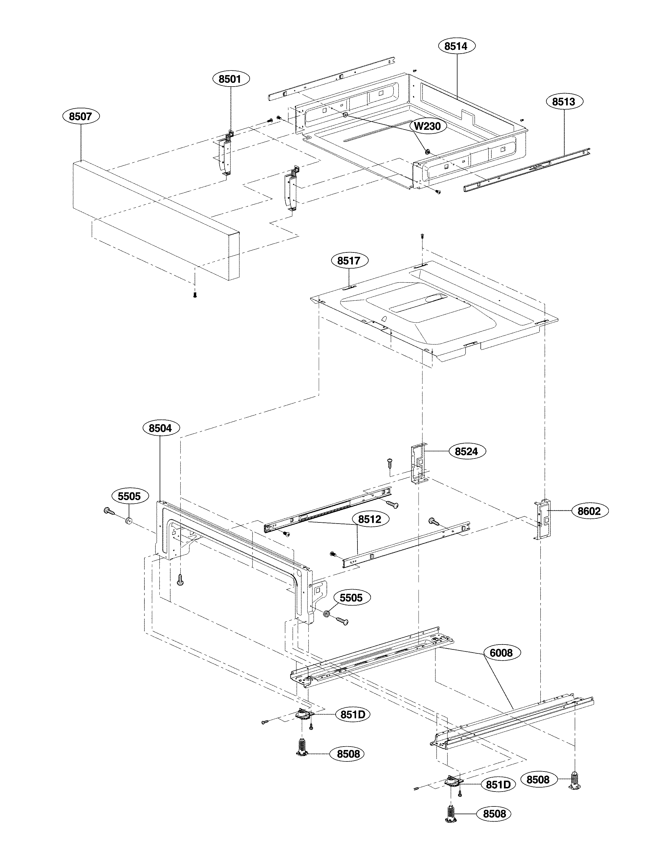 DRAWER PARTS
