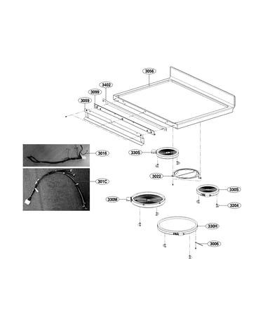 Cooktop parts