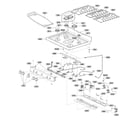 LG LRG3061BD/00 cooktop parts diagram