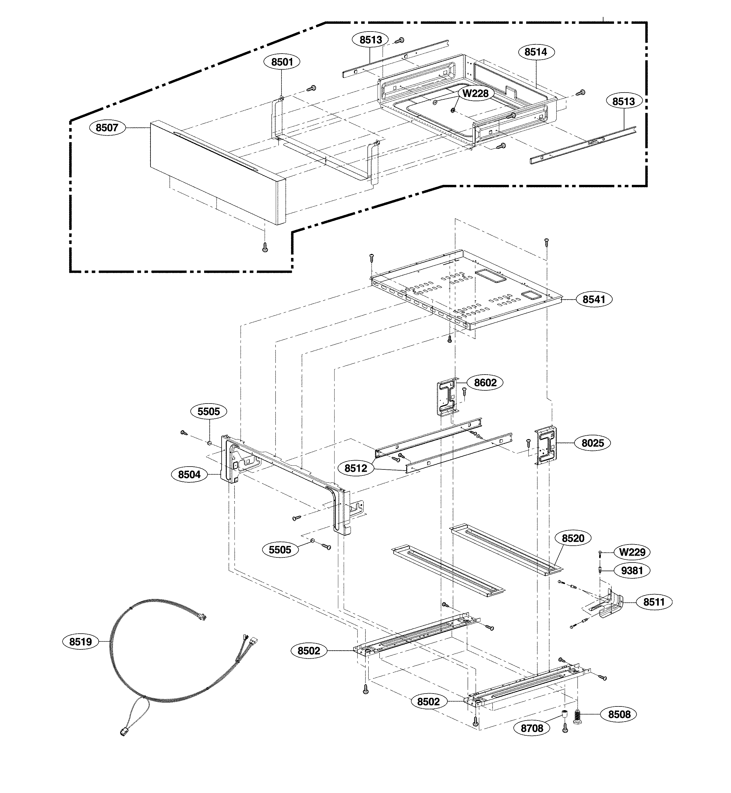 Drawer parts