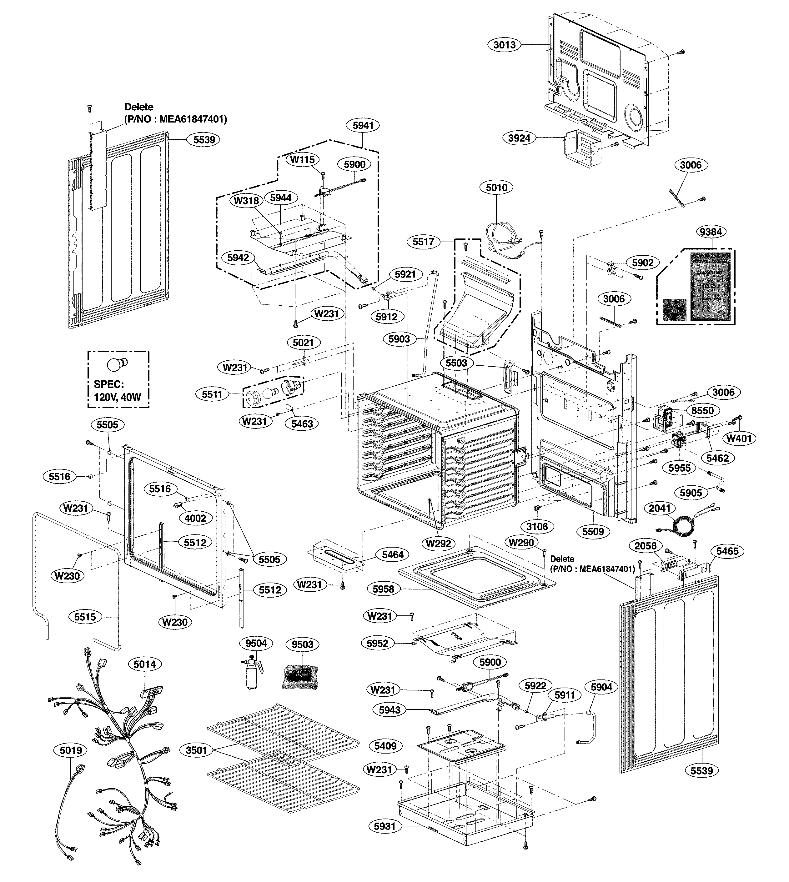 CAVITY PARTS