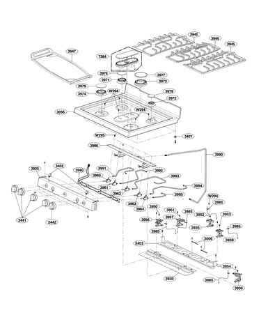Cooktop parts