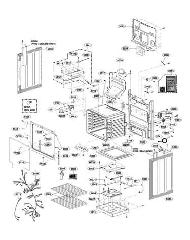 Cavity parts