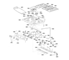 LG LRG3061ST/01 cooktop parts diagram
