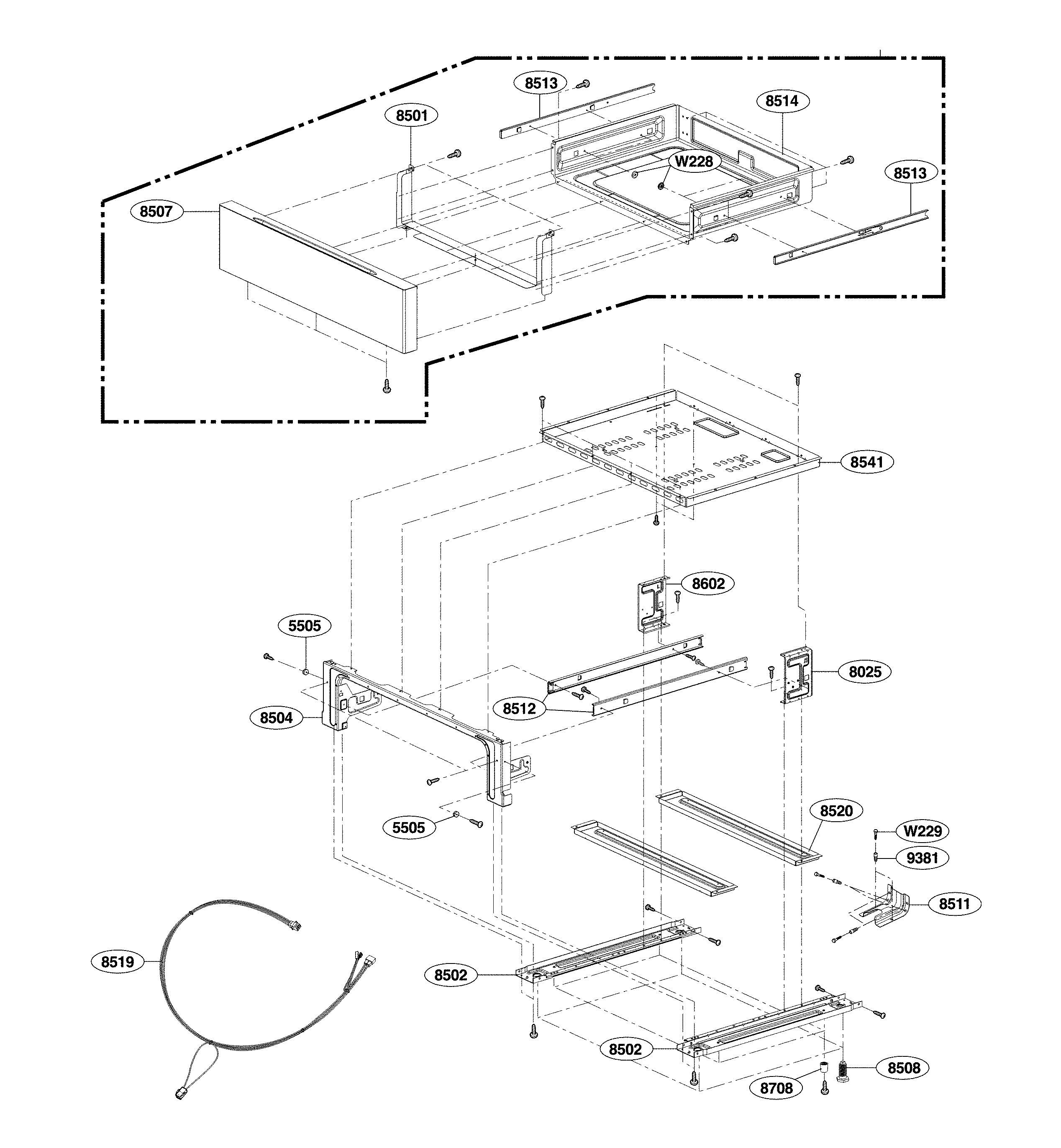 DRAWER PARTS