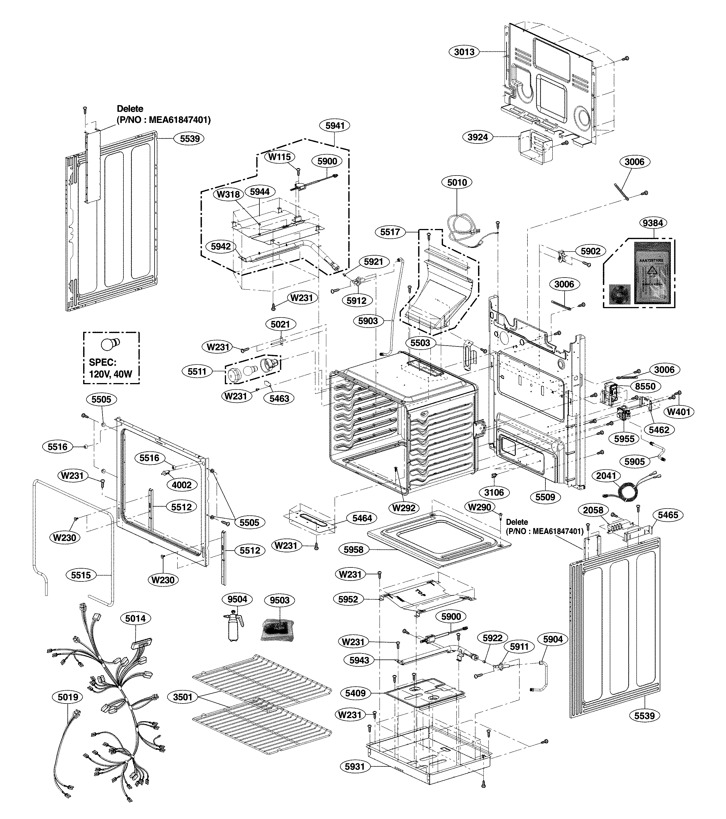 CAVITY PARTS