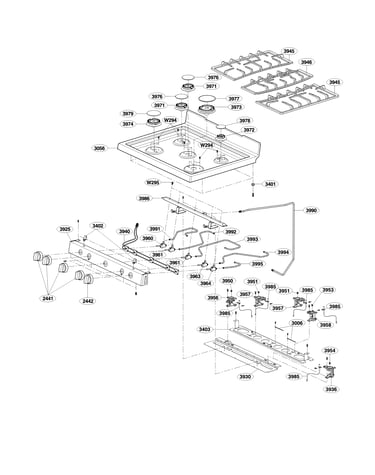 Cooktop parts