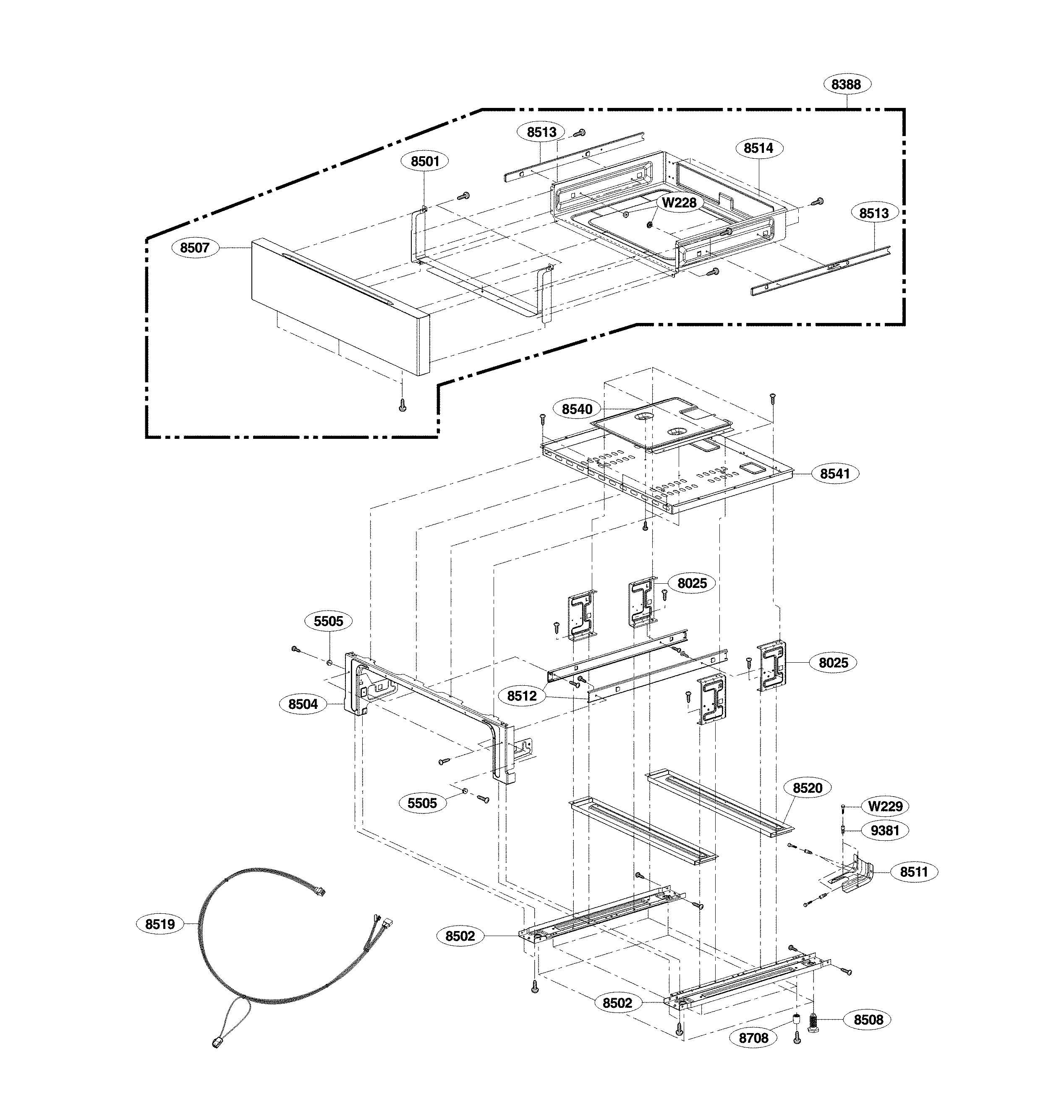Drawer parts