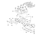 LG LRG3081ST/00 cooktop parts diagram
