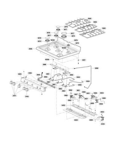 Cooktop parts