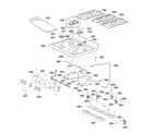 LG LRG3083ST/00 cooktop parts diagram