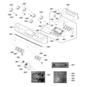 LG LSE4611ST/00 controller parts diagram