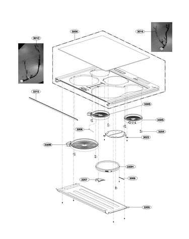 Cooktop parts