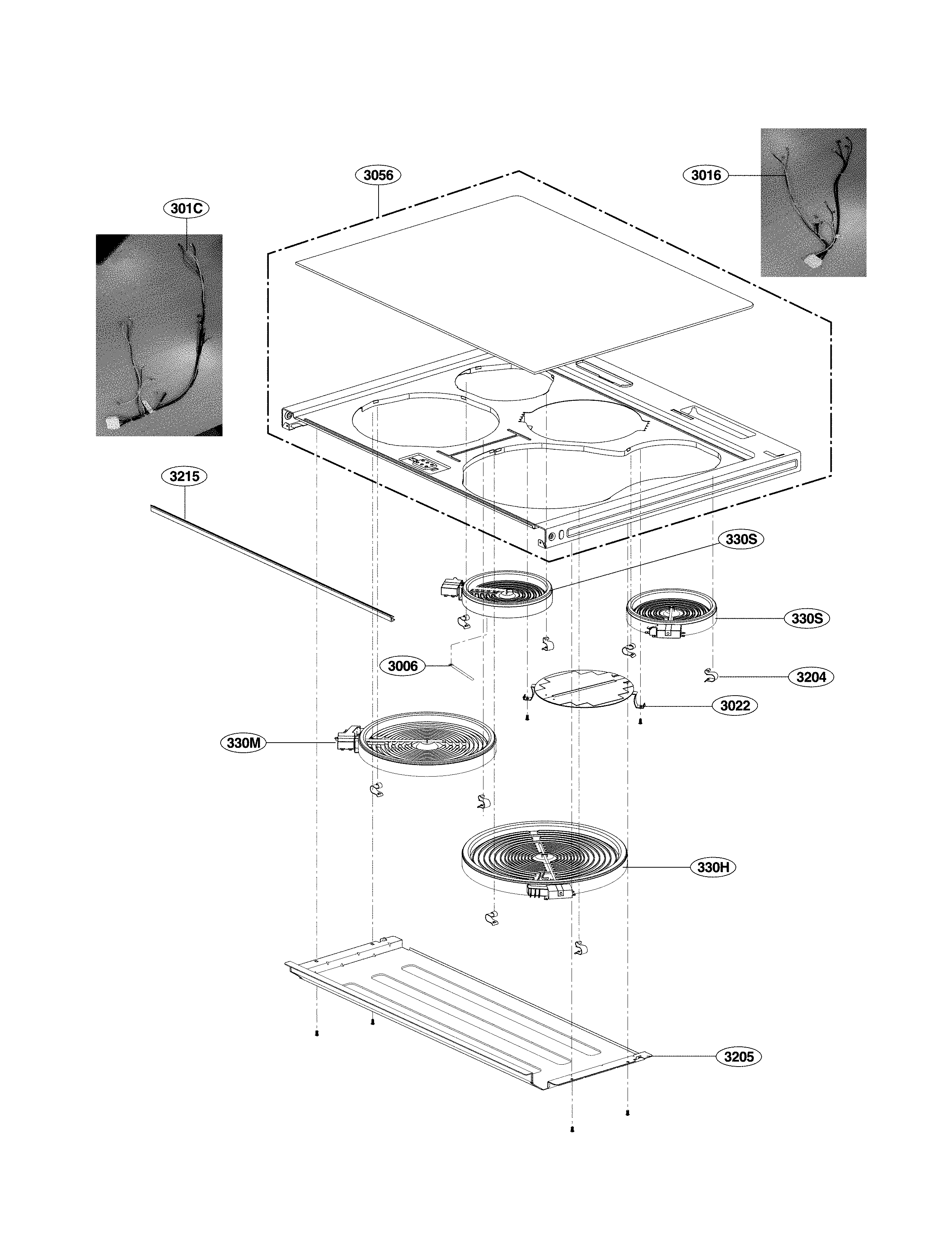 COOKTOP PARTS