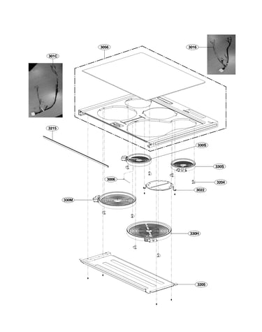 Cooktop parts