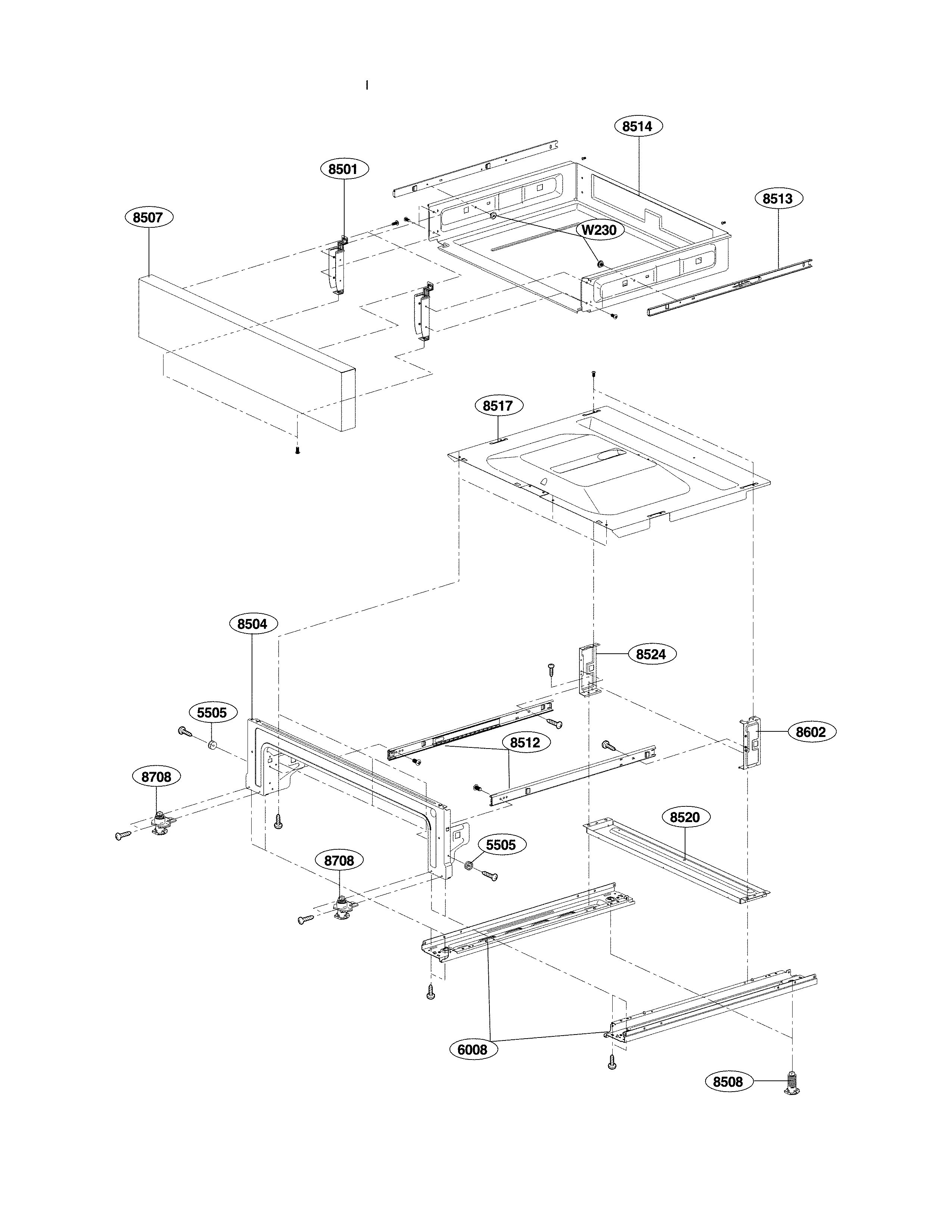 DRAWER PARTS