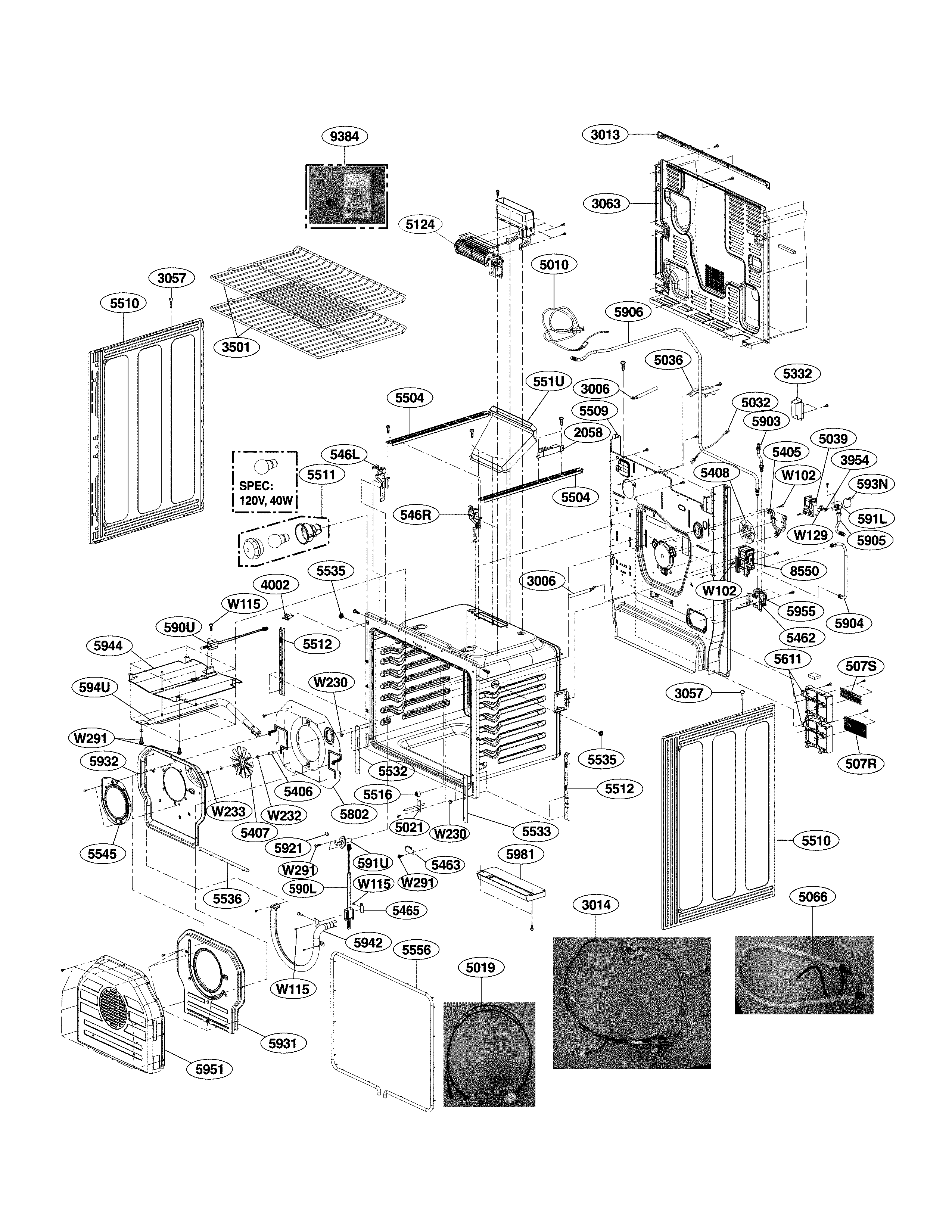 Cavity parts
