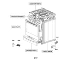 LG LSG4513BD/00 accessory parts diagram