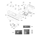 LG LSG4513BD/00 controller parts diagram