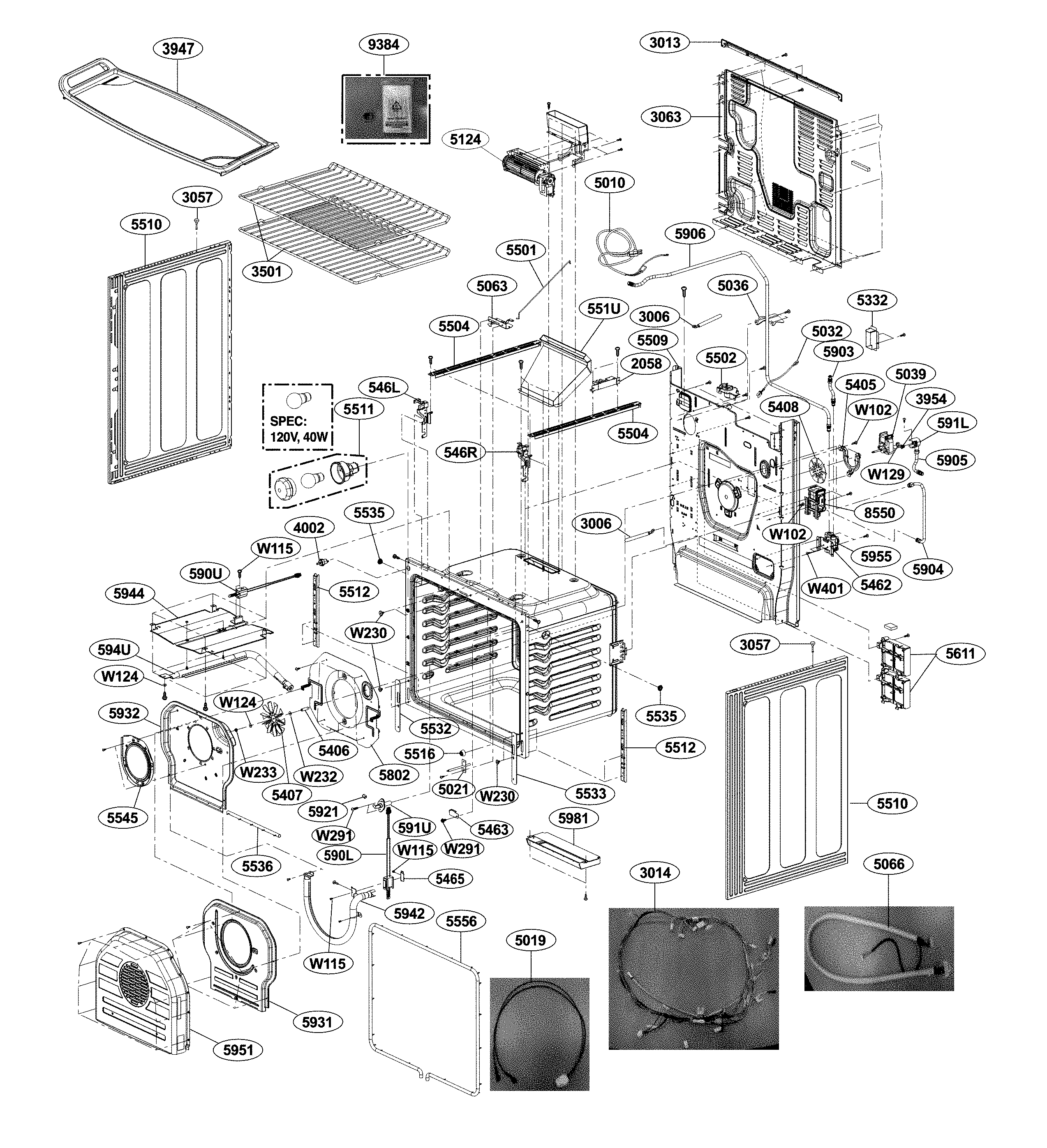 Cavity parts