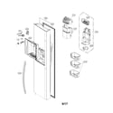 LG LSXS26366D/00 freezer door parts diagram