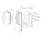 LG LSXS26366D/00 refrigerator door parts diagram