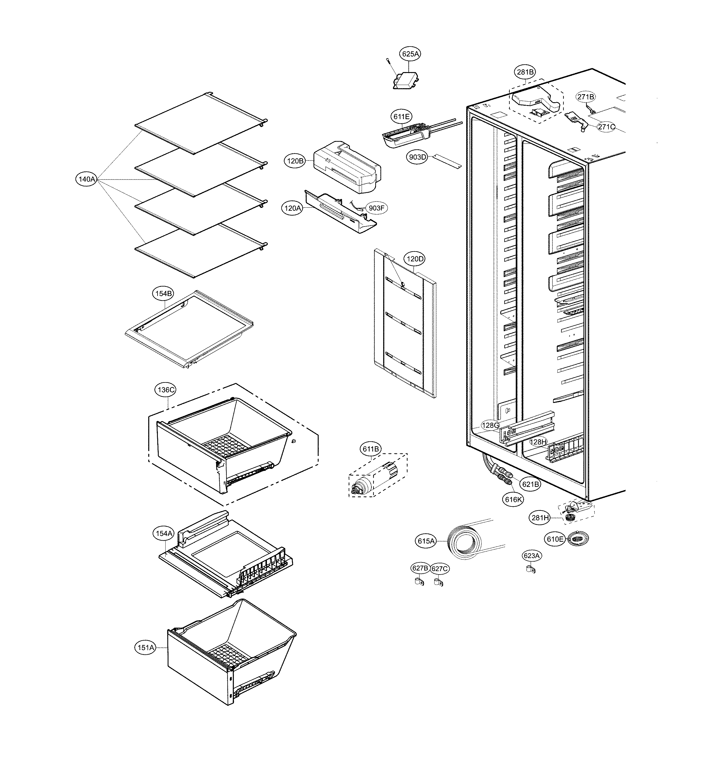 Refrigerator parts