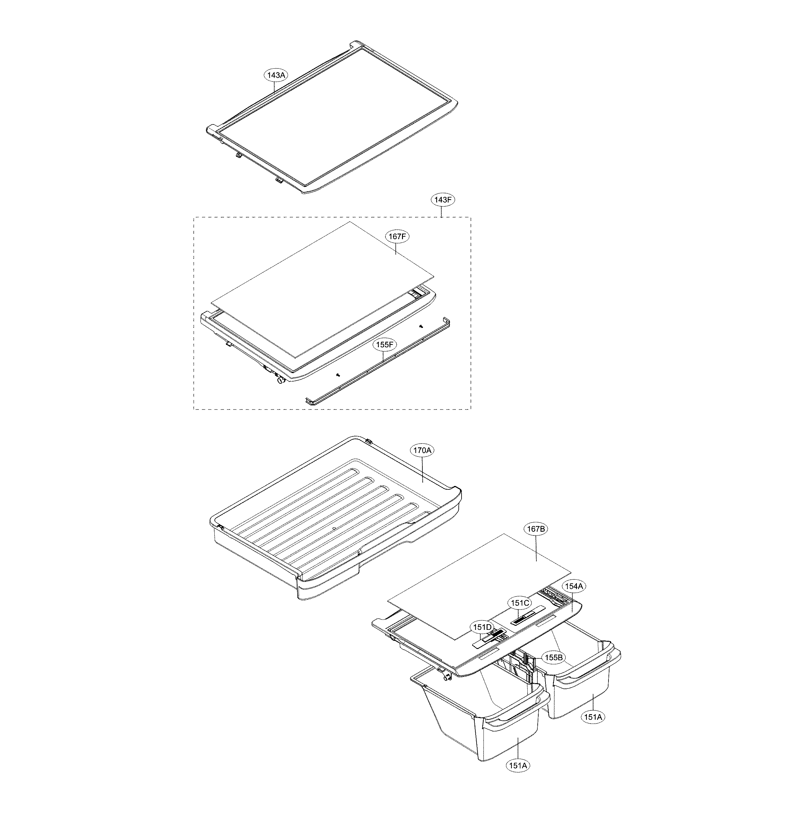 Refrigerator parts